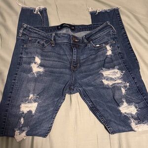 HollisterDistressed Blue Jeans